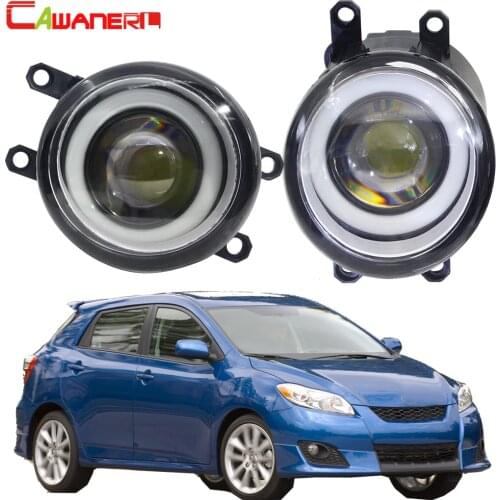 Cawanerl For Toyota Matrix 2008 2009 2010 2011 2012 2013 Car LED Fog Light Angel Eye Daytime Running Light DRL 30W 12V 2 Pieces