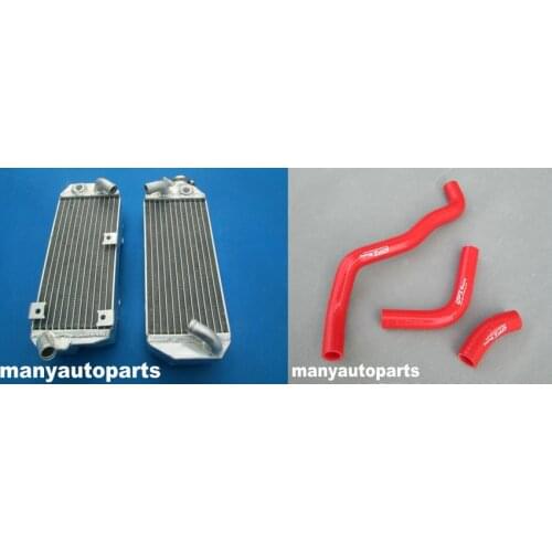 FOR Suzuki DRZ400 DRZ 400 SM DRZ400S 2002-2008 03 04 05 Aluminum radiator& RED hose