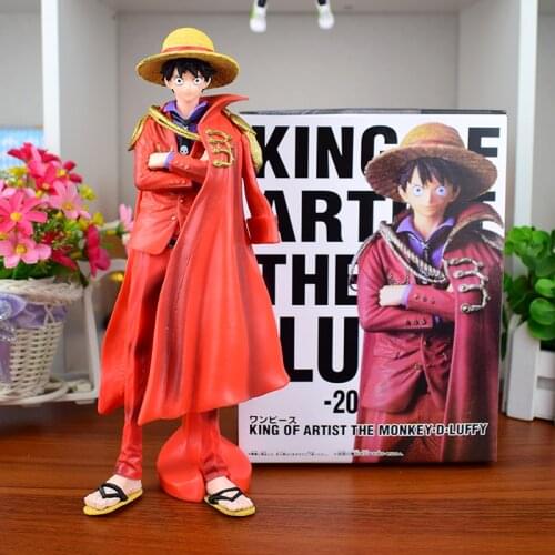 20th Anniversary One Piece POP The Ultimate King Red Cloak Luffy Action Figure Sanji Zoro CP Collectible Model Toy