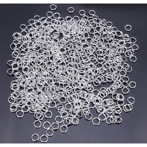 300pcs/bag 5mm jewelry making Findings wholesale bronze/white/silver/gold Tone split Rings