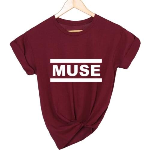 Muse rock band women t-shirt 100% cotton oversized female streetwear t shirt punk summer tops women clothing Camisetas Masculina