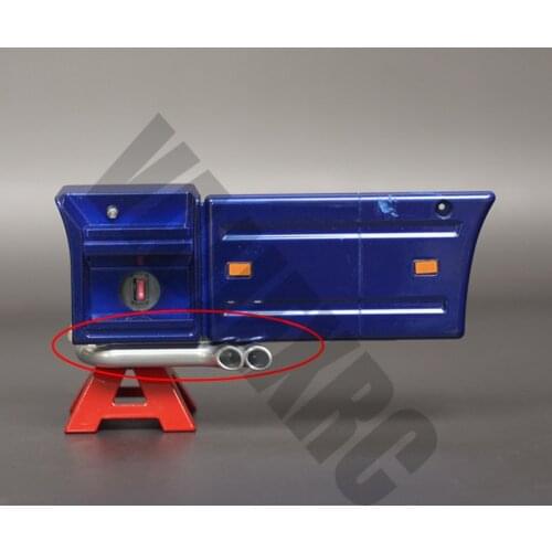 Simulation Plastic Exhaust Pipe for 1/14 Scale Tamiya Remote Control Truck Tractor Scania R620 R470