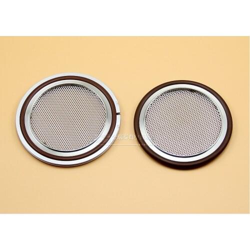 ISO Stainless steel bracket with mesh ISO63 80 100 160 Flat mesh bracket Percolator filter sieve Strainer