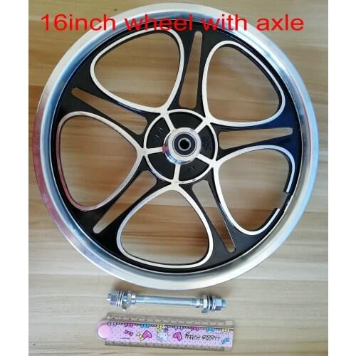 16inch 14inch 12inch alluminum alloy wheel integrated wheel frontwheel rearwheel folding bike electric bike scooter MTB diy part
