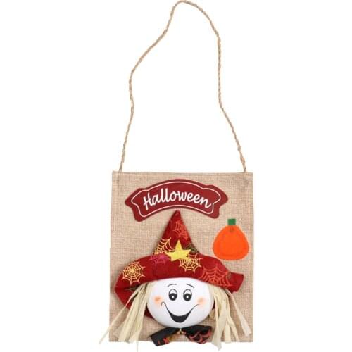 Creative Halloween Candy Gift Bag Pumpkin Treat Bag Kids Children Trick Or Treat Gift Carrying Bag Halloween Festival Supplie