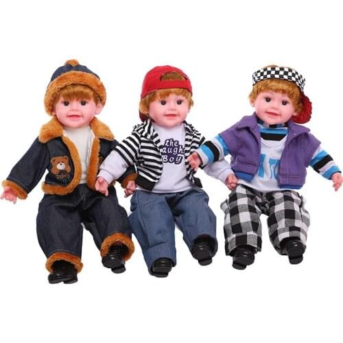 Small Dolls Vinyl Simulation Baby Fashion Girl Sleeping Doll Singing Doll Childrens Gift Toys Reborn Baby Doll Toys