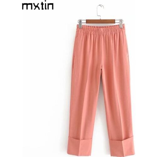 Женские свободные брюки Mxtin China At AliExpress