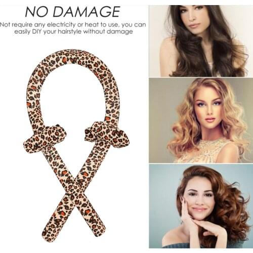 Sleeping Heatless Curling Rod Headband Curler Set Soft Headband Hair Styling Wave Tools