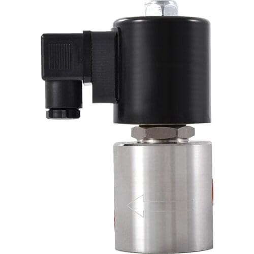 Normally Open Stainless Steel Material Solenoid Valve DN2~3, 1/4" , 300Bar High Pressure Solenoid Valve NPT1/4 or G1/4 Hot Sale
