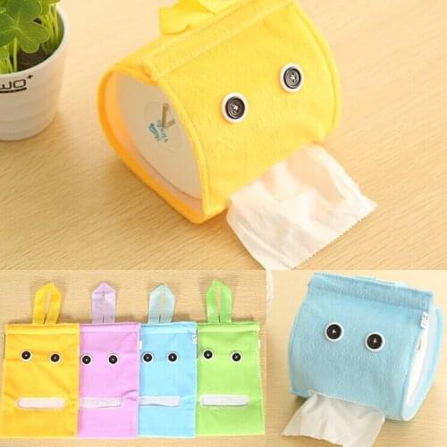 New Cute Cloth hot Creative elf Useful Tissue Box Towel Holder Cover Home Decor Towel tube