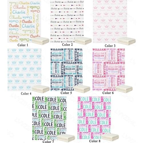 LVYZIHO Personalized Name Personalized Blanket Gift For Baby- 30x40 / 48x60 / 60x80 Inches - Fleece Blanket