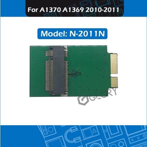 Full New M.2 NGFF SSD Adapter Card N-2011N for MacBook Air 11" 13" A1370 A1369 Late 2010 Mid 2011