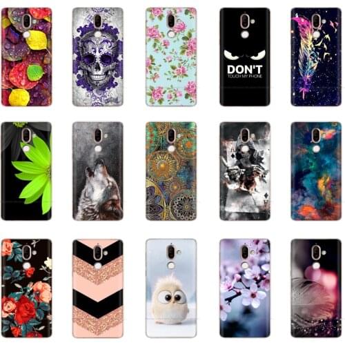 Silicone phone Case For Nokia 7 / 7 Plus Case Cover TPU For Nokia7 2018 Phone copa soft Silicon coque Painted Shells Bags Fundas