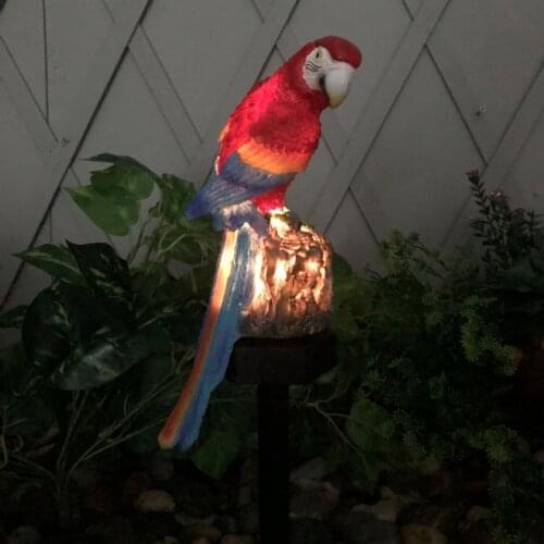 Solar Led Light Outdoor Solar Lamp Owl Parrot Ornament Animal Bird Yard Garden Lighting Garland Street Solar Outdoor Lights