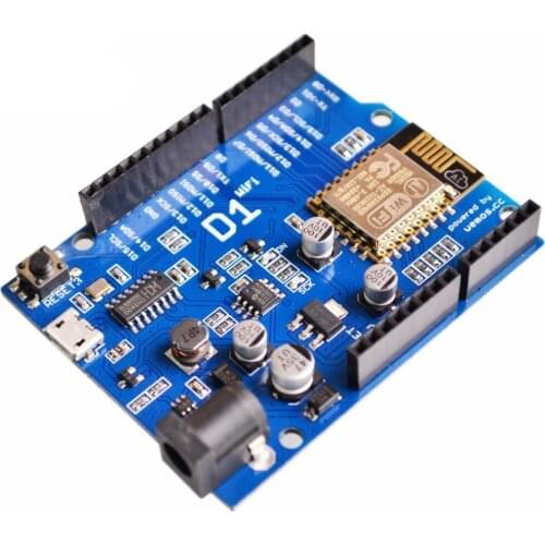 Smart Electronics ESP-12F ESP-12N WeMos D1 WiFi Uno Based ESP8266 Shield For Arduino Compatible IDE Module