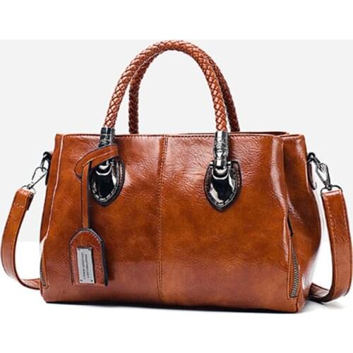 PU Leather Large Capacity Woman Handbag Shoulder Bag Fashion Casual Designer Crossbody Bag Ladies PurseBag Womens Bag
