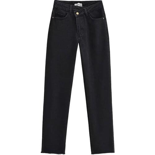 WENWENHOUSE Women's Straight Jeans