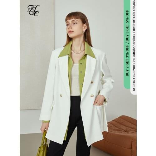 FANSILANEN Women Blazers Senior Sense Suit Jacket Women Niche Korean Style Casual Suits 2021 Women Solid Color Irregular Blazer