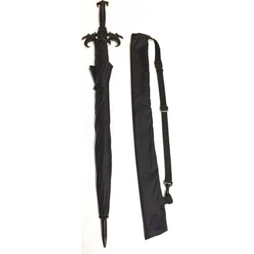 Long handle umbrella black katana sword windproof adult fashion outdoor umbrella guarda chuva Household Merchandises BD50UU
