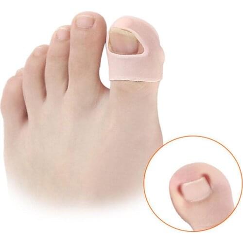 1 Pair Silicone Ingrown Toenail Correction Tool Invisible Treatment Care Clip Nail Brace Foot Ingrown Toe Elastic Straighte B4T1