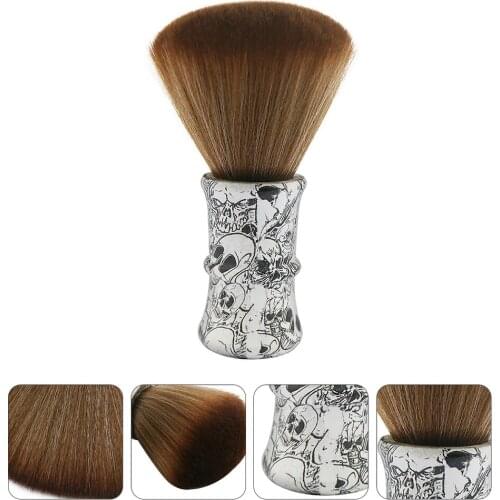 1Pc Wooden Hair Cutting Brush Salon Neck Duster Hair Broken Cleaner