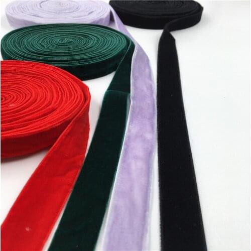 19mm Double Face Nylon Velvet Ribbon Wedding Party Decoration Handmade Gift Wrapping Hair Bowknot DIY Christmas 1/3/5Yard
