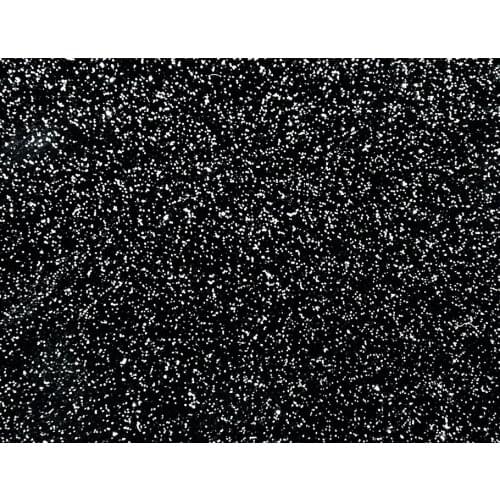 Acrylic/PMMA 2-Sided Premium Glittering Color Sheets 3.0mm for Jewelries, Crafts, Art Works, Decoration - Black (PG3000)