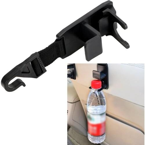 Car Hanger Hooks for Bags Purse Cloth Grocery Headrest Holder 1 Piece Car Seat Back Hooks Auto Fastener Clip
