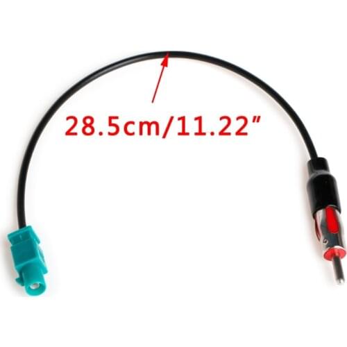 Car Truck Player Stereo Antenna Adapter Male Aerial Plug Radio Converter Cable Q9QD