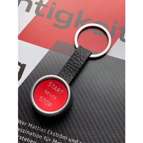 For Audi START switch LOGO key chain