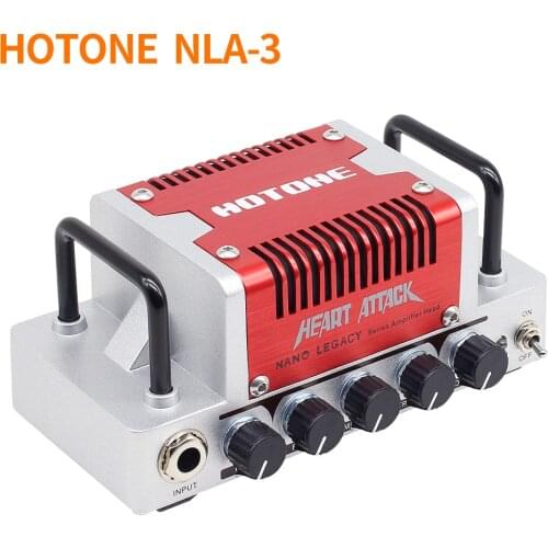 Hotone Nano Legacy Heart Attack Mini 5 Watt Compact Guitar Amp Head with 3 Band EQ NLA-3
