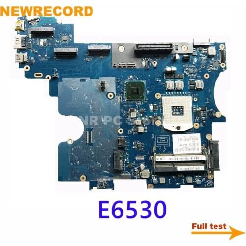 NEWRECORD For DELL E6530 Laptop Motherboard 0KFR9H KFR9H LA-7761P QM77 DDR3 Main board full test