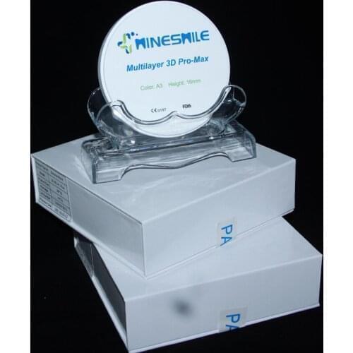 Minesmile MS-3D-M-P Brilliant bending strength and economic High quality zirconia block for dental lab