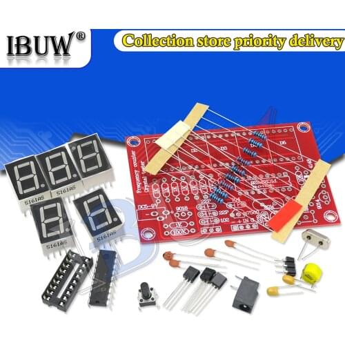 DIY Kits RF 1Hz-50MHz Crystal Oscillator Frequency Counter Meter Digital LED tester meter