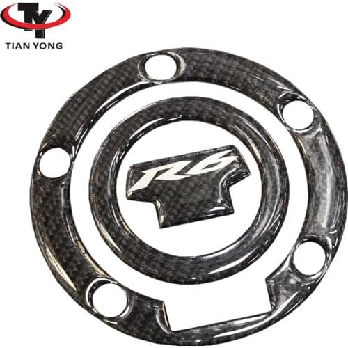 Motorcycle Sticker Carbon Fiber Fuel Oil Tank Pad Decal Protector Cover Tankpad For Yamaha R6 2012-2013-2014-2015-2016-2017-2018