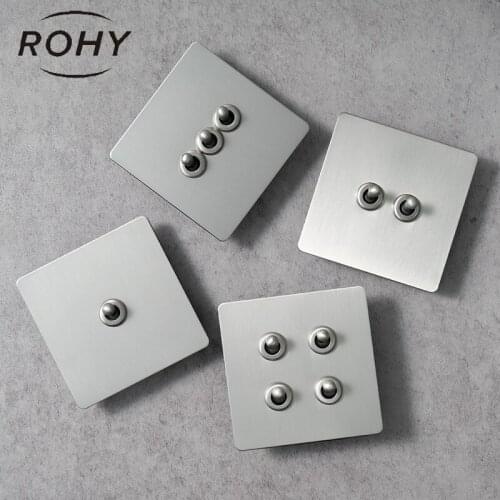 Toggle wall switch 220V Vintage retro light switch 1gang/2gang 2way 10A Push Button Wallpad Switch Retro style Light Switch,86mm
