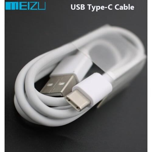 Original MEIZU Type-C Fast Charger QC3.0 Quick Charge USB Type C Data Cable For Meizu MX6 MX7 15 PLUS Pro 5 6 6S 7 PLUS 16th 17