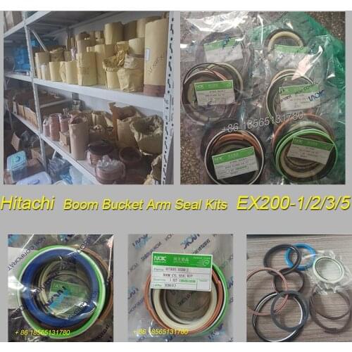 NOK EX200-1 EX200-2 EX200-3 EX200-5 EX220-1 EX220-2 Boom Bucket Arm Seal Kit Hitachi Excavator Hydraulic Cylinder Repair Kit