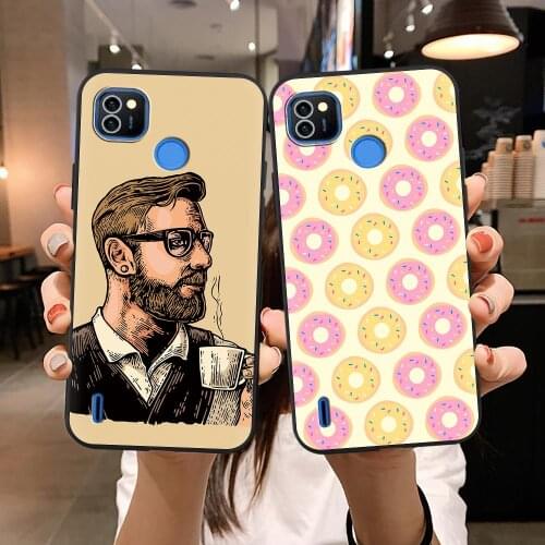 Anti-knock Black Case Phone Case For Tecno POP4 Air For Girls New Fashion Design For Man Cute