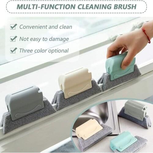 Window Groove Cleaning Brush Slot Quickly Cleaner Corners Scouring Cloth Gap Household Track Cleaning Tool