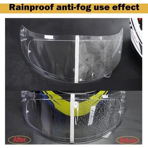 Helmet Clear Anti-Fog Rainproof patch Film Universal Motorcycle Helmet Lens Fog Resistant Visor Films For Motocross Accessories