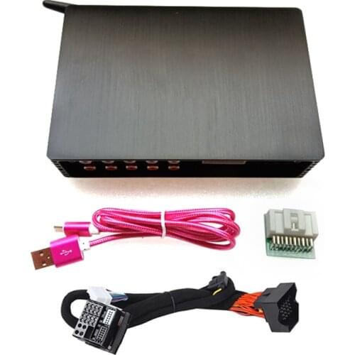 DSP Processor Amplifier 4CH IN/6CH OUT with Wiring harness for BMW 3 SERIES 5 SERIES Benz C SERIES