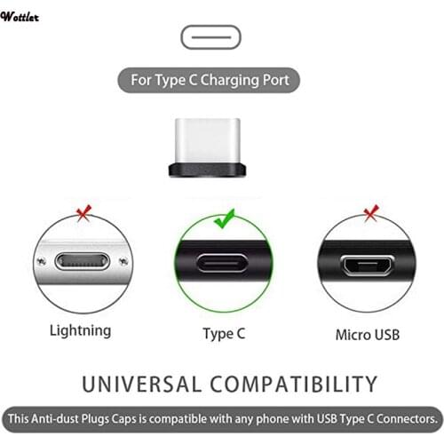 Type-c Dust Plug Aluminium Alloy Type C Port Jack CellPhone USB-C Charging Stopple for Xiaomi 6 Mi5 Mi6 Huawei P9 P10 Dust Plug