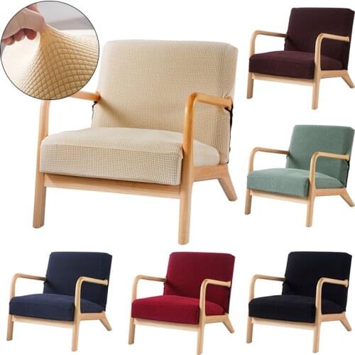 Jacquard Armchair Covers Sofa Cover Nordic Accent Chairs Slipcovers for Living Room Lounge Single Sofa Protector Home Decoration