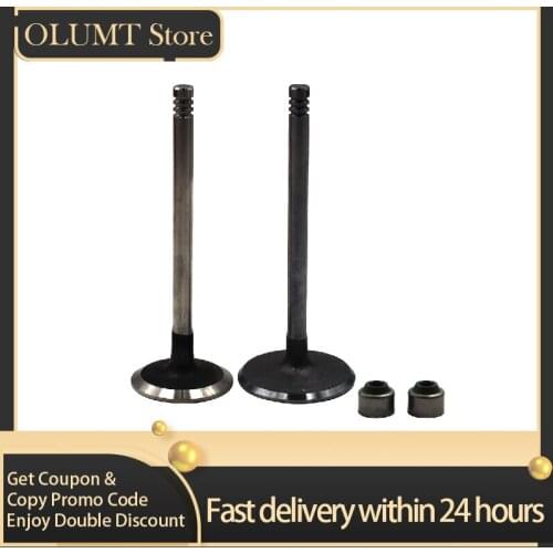 1/2 Pairs Motorcycle Engine Parts Intake Exhaust Valve Stem & Oil Seal Kit For BMW F650 1992 - 1999 F650ST 1997 - 2000