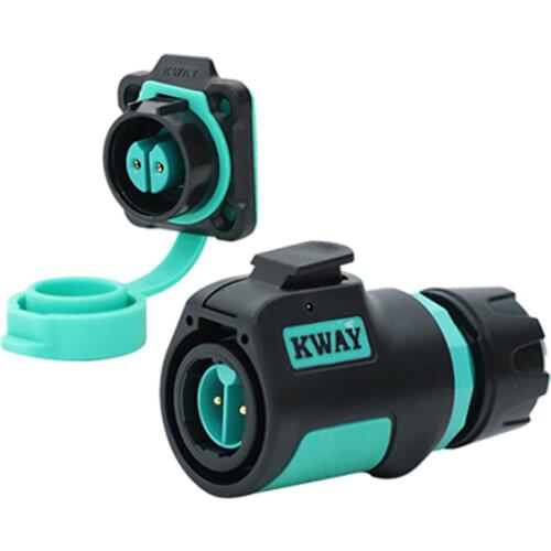 2 Pin Waterproof M16 Electrical Power IP68 Connector Adapter Male Plug Female Socket Panel Mount 10A 18-16 AWG LED Display Moto