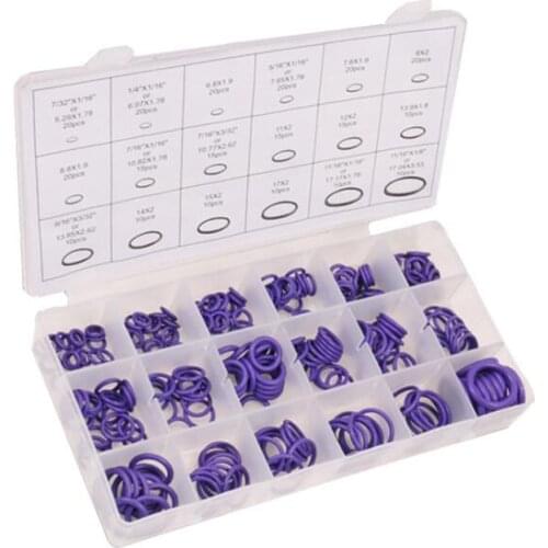 270 pcs/box of car air conditioner seal ring repair O-ring, nitrile rubber ring gasket, high pressure and high temperature ring