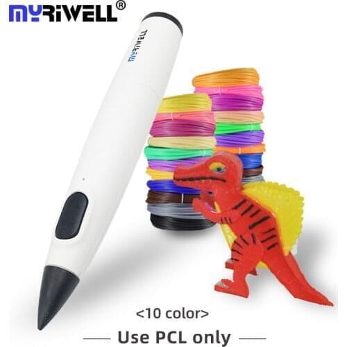 Myriwell 3D Pen DIY 1.75mm PCL Christmas Birthday Gift for Kids 3D Drawing Beginner Pen Low Temperature