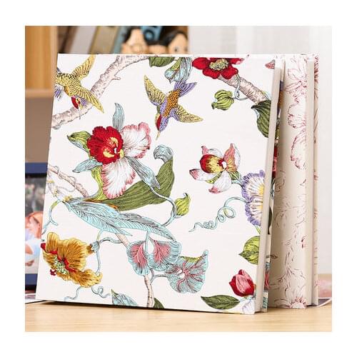 5678-10 inch one pack plastic photo can be loaded cotton jacquard album album insert mixed photo album