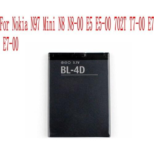 High Quality 1200mAh BL-4D Battery For Nokia N97 Mini N8 N8-00 E5 E5-00 702T T7-00 E7 E7-00 Cell Phone